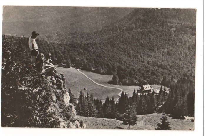 CPI B 10877 CARTE POSTALA - MASIVUL CIUCAS. CABANA &quot;MUNTELE ROSU&quot;, RPR