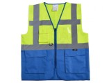 Vestă Reflectorizantă M Galben-Albastru
