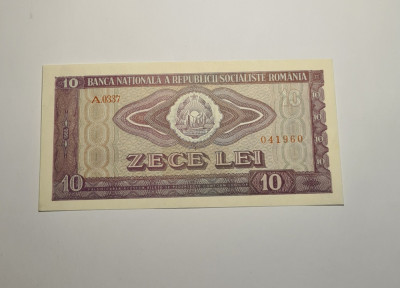 10 lei 1966 UNC foto