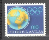 Iugoslavia.1977 Marci de binefacere-Saptamina olimpica SI.436