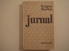 Jurnal - Eugen Barbu Editura pentru Literatura 1966 foto