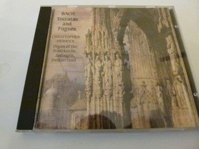 Toccata and fugues - Bach, cd foto
