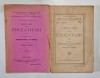 CATEVA IDEI ASUPRA EDUCATIUNII de JOHN LOCKE , TRADUCERE de GEORGE COSBUC , PARTILE I - II ,