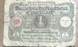 BNKSTR01DE Bancnotă Germania - 1 Mark 1920, Darlehnskassenschein, perioada timpurie Weimar / Inflație