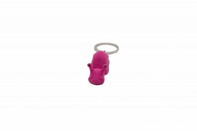 Snail keychain phone stand - Pink foto