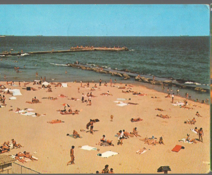 CPI B14730 - CARTE POSTALA - ROMANIA. PLAJA MARII NEGRE
