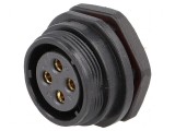Soclu SP21 mamă PIN 4 IP68 30A 500V 4mm2 -25&divide;85&deg;C