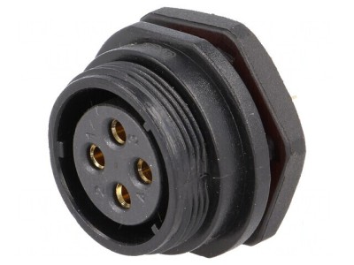 Soclu SP21 mamă PIN 4 IP68 30A 500V 4mm2 -25&amp;divide;85&amp;deg;C foto