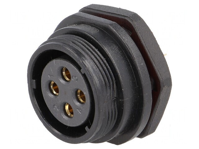 Soclu SP21 mamă PIN 4 IP68 30A 500V 4mm2 -25&divide;85&deg;C