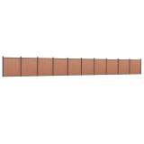 Cumpara ieftin Panou pentru gard, maro, 1737x186 cm, WPC