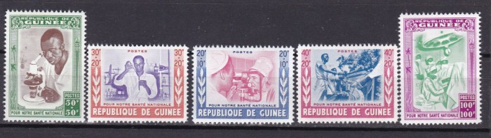 Guineea 1960 pentru sanatate MI 37-41 MNH
