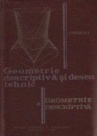 Geometrie descriptiva si desen tehnic, Partea intai - Geometrie descriptiva