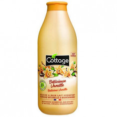 Lapte de dus hidratant Vanilie, 750 ml, Cottage