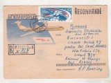 bnk fil Aerofilatelie - Plic circulat URSS Romania 1964 - avion IL-62