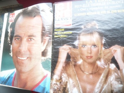 18 numere Revista Cine Revue - 1980 limba franceza , ilustratii color si alb-neg foto