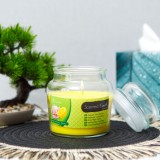 Lumanare parfumata - cu capac - lamaie dulce bujor - 310 g