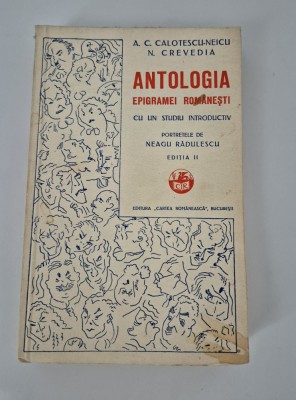 Carte veche A C Calotescu Neicu Antologia epigramei romanesti foto