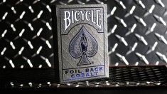 Bicycle Metalluxe Foil back Cobalt Blue foto