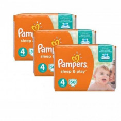 Pampers Sleep&amp;Play havi Nadrágpelenka csomag 9-14kg Maxi 4 (3x50db)