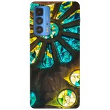 Husa compatibila cu Motorola Edge 20 Lite model Stained Glass, Silicon, TPU, Viceversa, Transparent, Carcasa