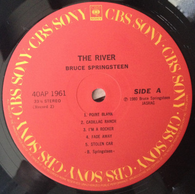 Vinil &amp;quot; JAPAN PRESS &amp;quot; Bruce Springsteen &amp;ndash; The River (EX) foto