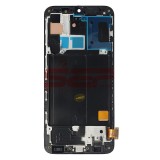Display LCD Touchscreen cu Rama Samsung Galaxy A40 A405 Negru Incell