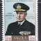 Angola 1963 - Vizita prezidențială a Contra Amiralului Americo Thomaz (Pe verso e vopseaua străpunsă), MNH