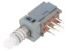 Comutator DPDT 0.1A 30VDC THT