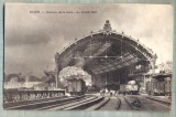 AD 63 C. P. VECHE - DIJON - INTERIEUR DE LA GARE -LE GRAND HALL-GARA - FRANTA, Circulata, Printata