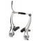 Frana Fata V-Brake Alongha HJ-805AD - Aluminiu, Argintiu Ultimate FactoryBikes