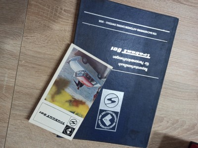 TRABANT 601 *** PLIANT RECLAMA + CARTE TEHNICA foto