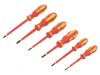 Kit 6 Surubelnite Izolate ERKO 1kV AC, Phillips si Plata, Scule de Mana Profesionale