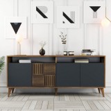 Cumpara ieftin Consola Milan Walnut-Antracit