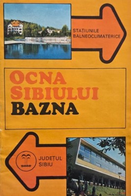 Ocna Sibiului. Bazna. Pliant turistic foto