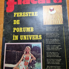 revista flacara 27 octombrie 1973- articol si foto festivalul sarmis,hunedoara