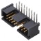 Soclu IDC 16 PIN 90&deg; THT Aurit 2,54mm Negru