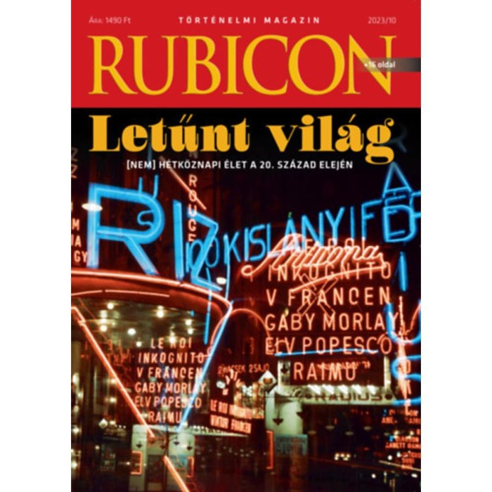 Rubicon - Letűnt vil&aacute;g - 2023/10