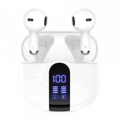 Handsfree Bluetooth Tech-Protect Ultraboost Core G2, TWS, Alb foto