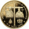 BNR 100 lei 1999,vizita Papei Ioan Paul al II-lea la Teoctist aur pur 31,1 grame