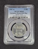5 Mark 1987 PCGS MS63, Europa