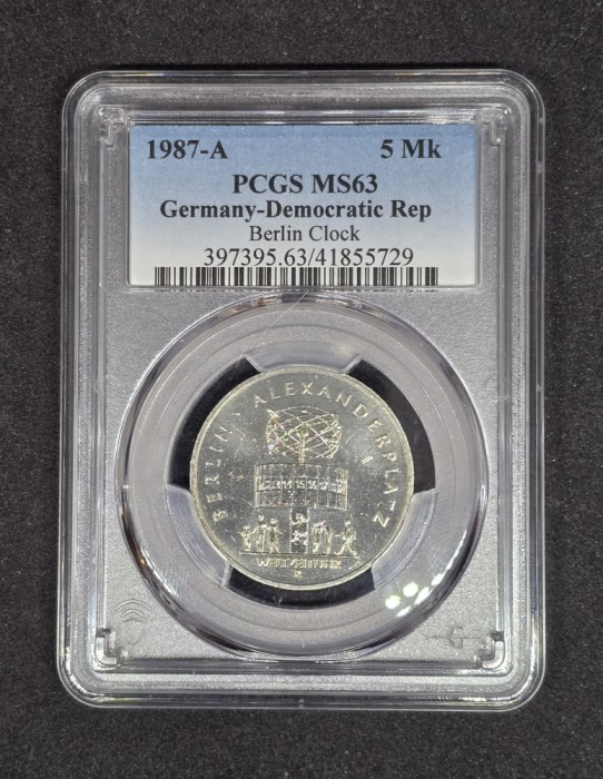 5 Mark 1987 PCGS MS63
