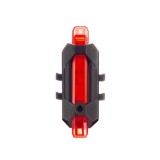 Stop pentru bicicleta, LED, 4 moduri iluminare, plastic, incarcare USB, 3.3x2.3x7.5 cm, Trizand GartenVIP DiyLine, Isotrade