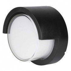 Lampa led 12w ip65 4000k alb neutru - negru