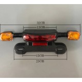 Stop Spate Electric 3 in 1 cu Semnalizare si Frana pentru Motociclete si E-bike