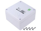 Carcasă universală industrială ELEKTRO-PLAST NASIELSK 105x105x66 mm albă IP65