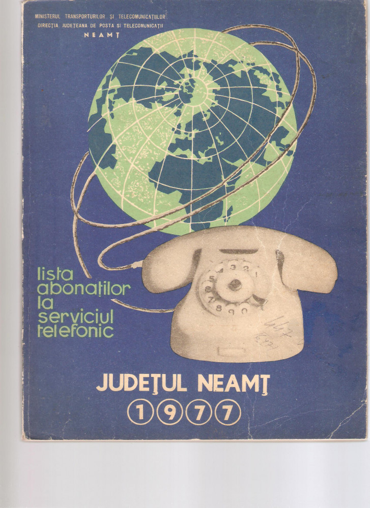 Carte de telefoane 1973 Neamt 1975 1977 1984 | Okazii.ro
