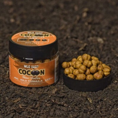 Boilies WLC Cocoon Mini Boilies Semi Solubil, Wild Formula, 6mm, 40g foto