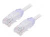 Patch Cord Alb 5m TX6A-28 U/UTP 6a 28AWG LSZH