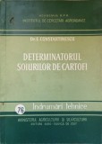 DETEMINATORUL SOIURILOR DE CARTOFI. INDRUMARI TEHNICE-E. CONSTANTINESCU-237263