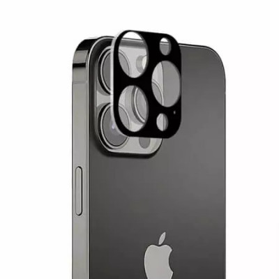 Folie de protectie camera iPhone 13 Pro 13 Pro Max Techsuit Negru foto